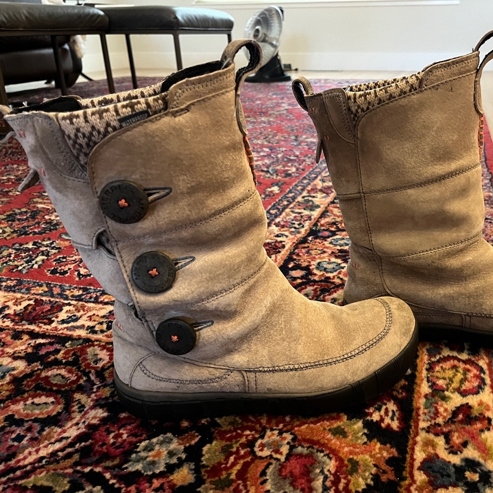 Merrell Suede Boots - Tempest High Brindle